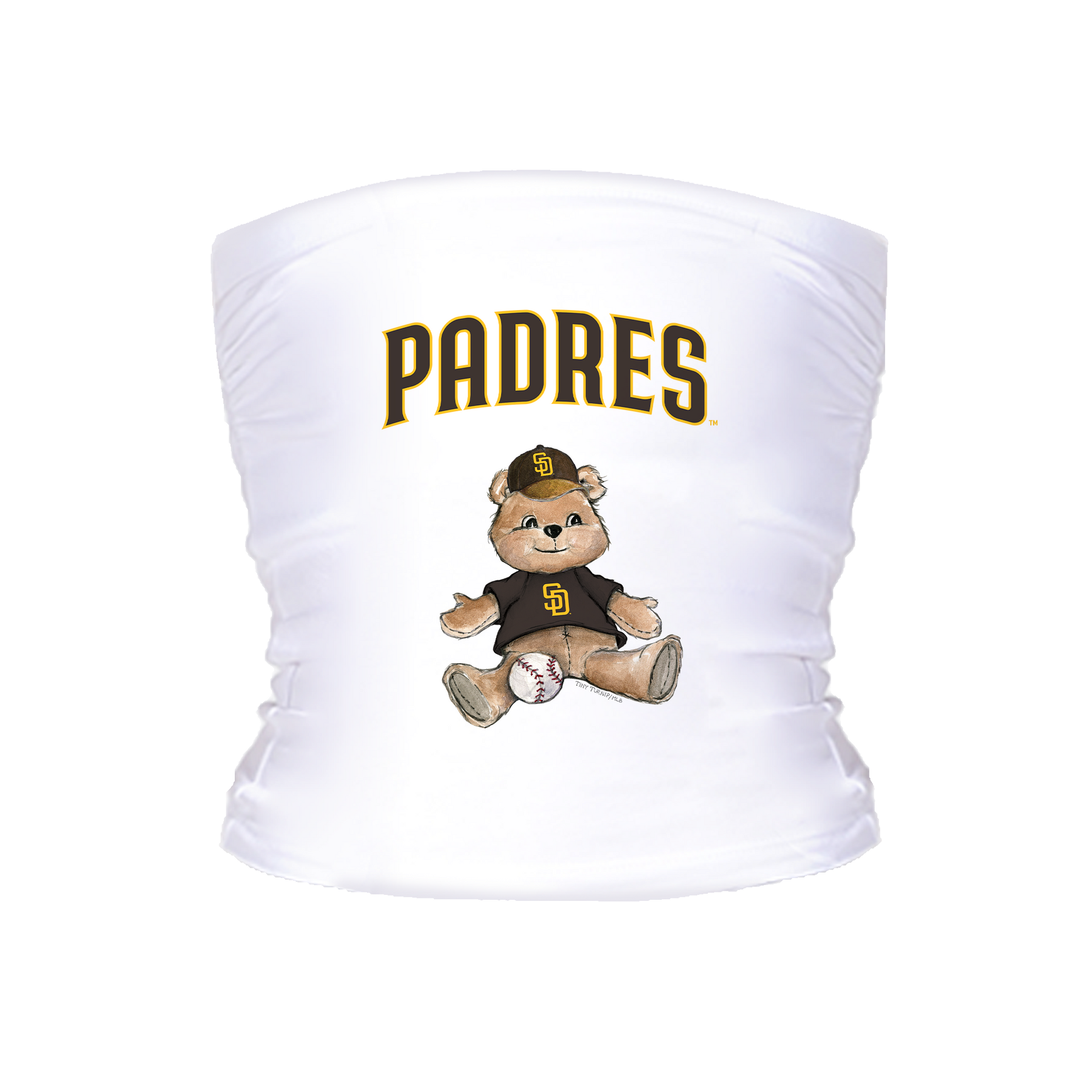 San Diego Padres Teddy Crop Tube Top