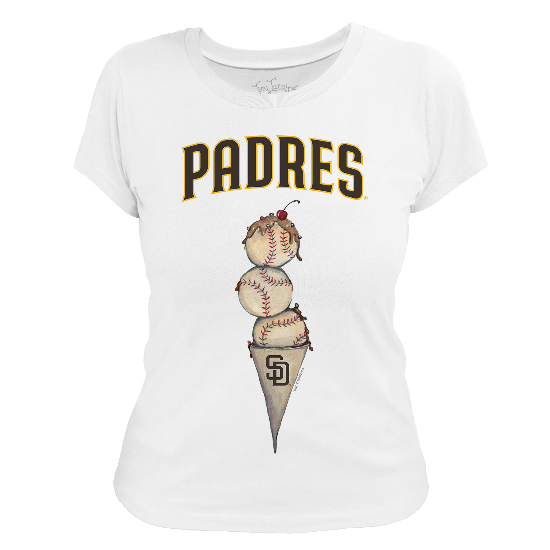 San Diego Padres Triple Scoop Women's Tee Shirt