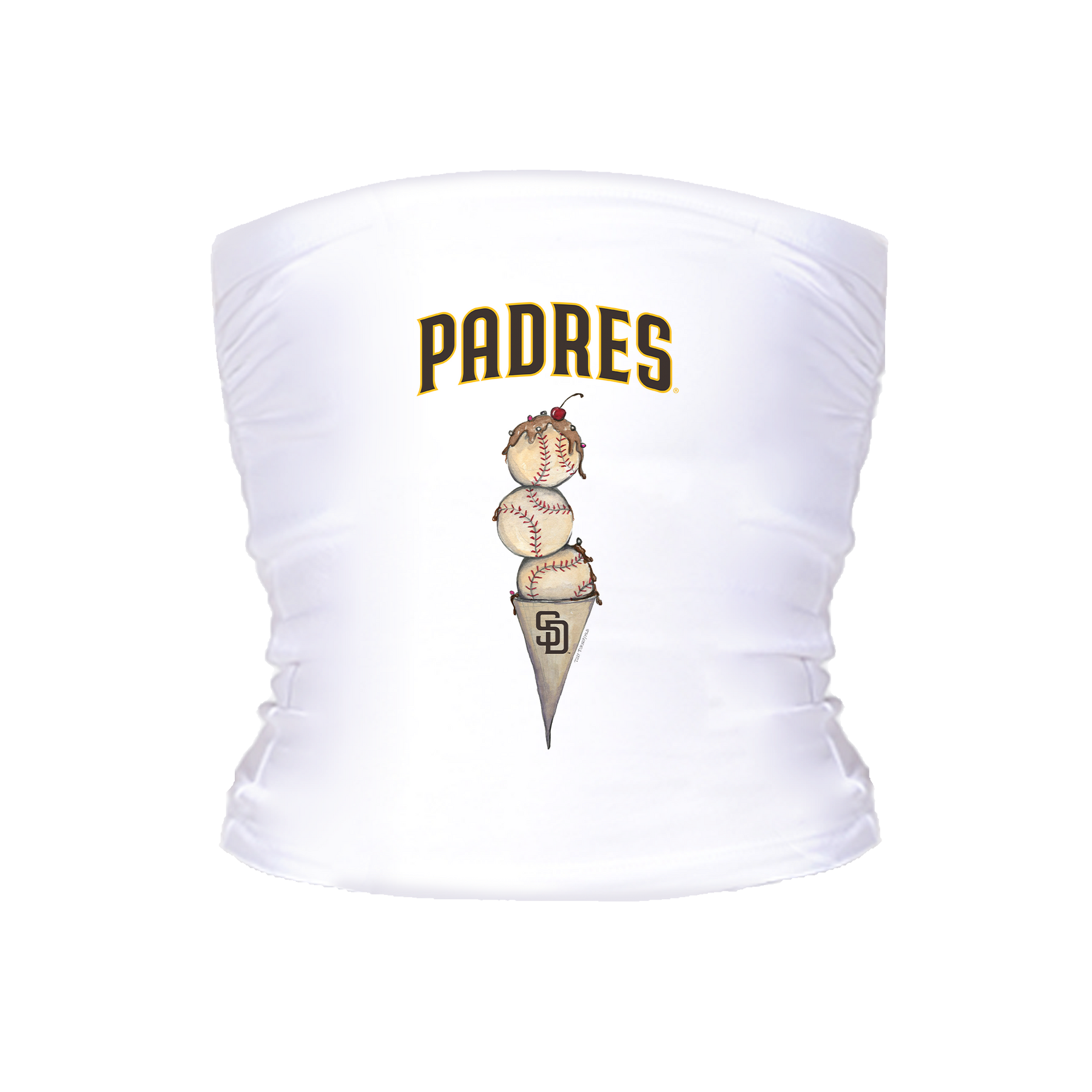 San Diego Padres Triple Scoop Tube Top