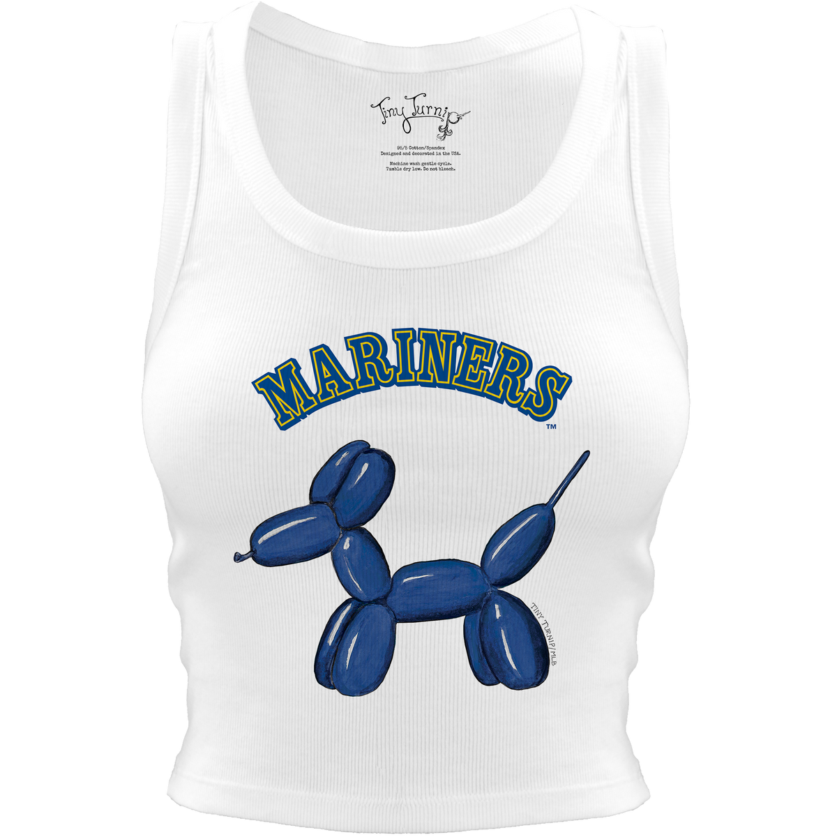 Seattle Mariners Balloon Dog Crop Tank
