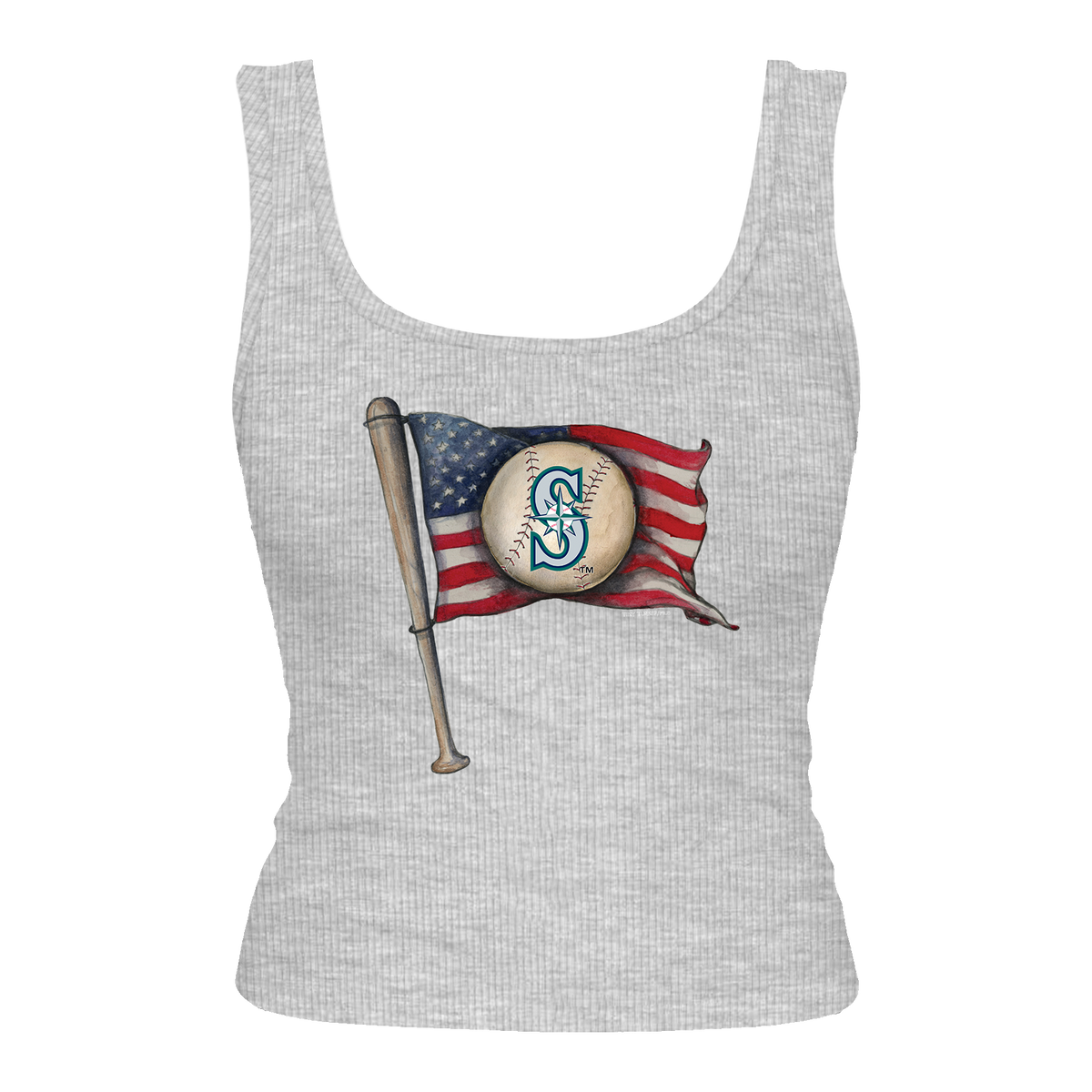 Seattle Mariners Baseball Flag Emmy Tank