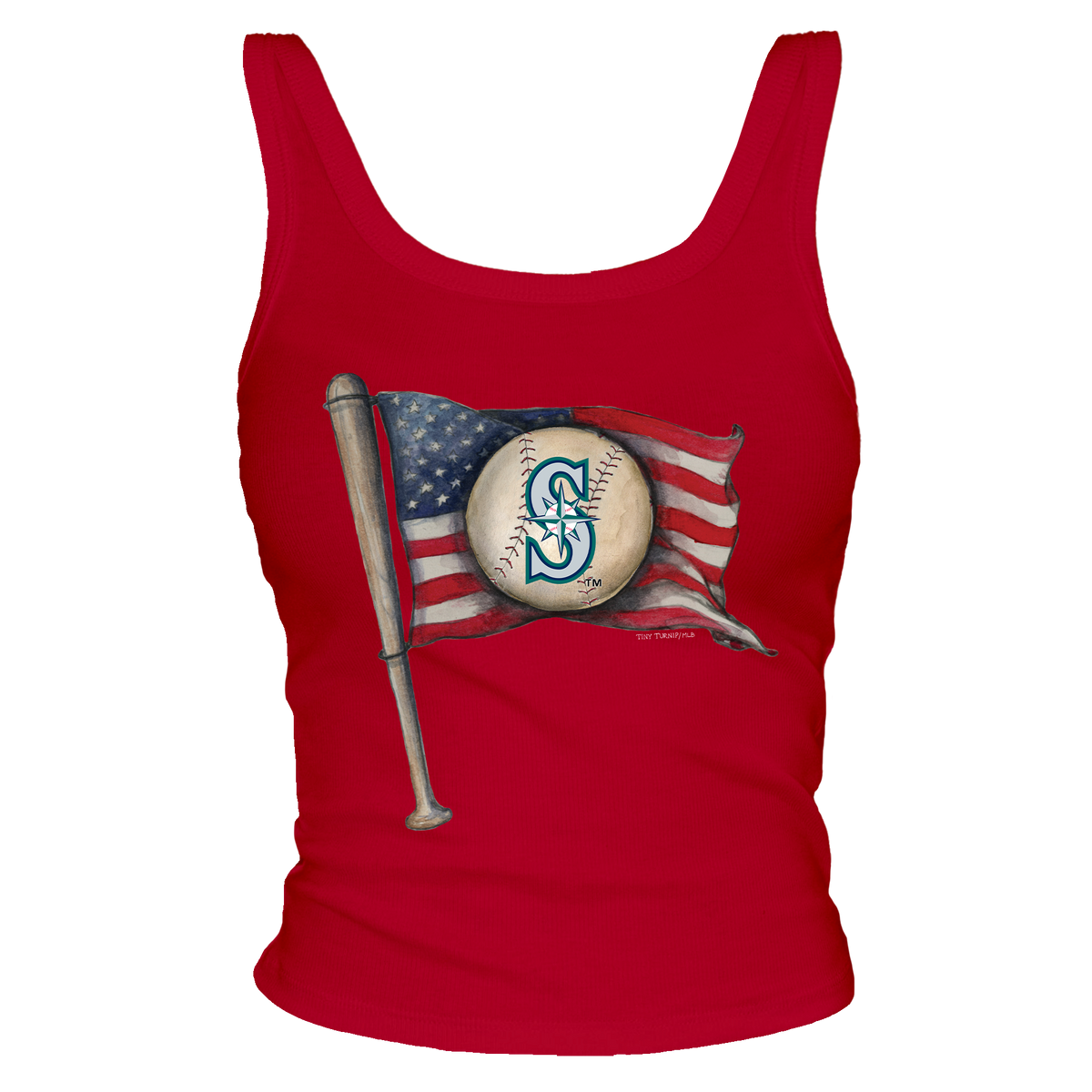 Seattle Mariners Baseball Flag Tank