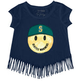 Seattle Mariners Smiley Fringe Tee