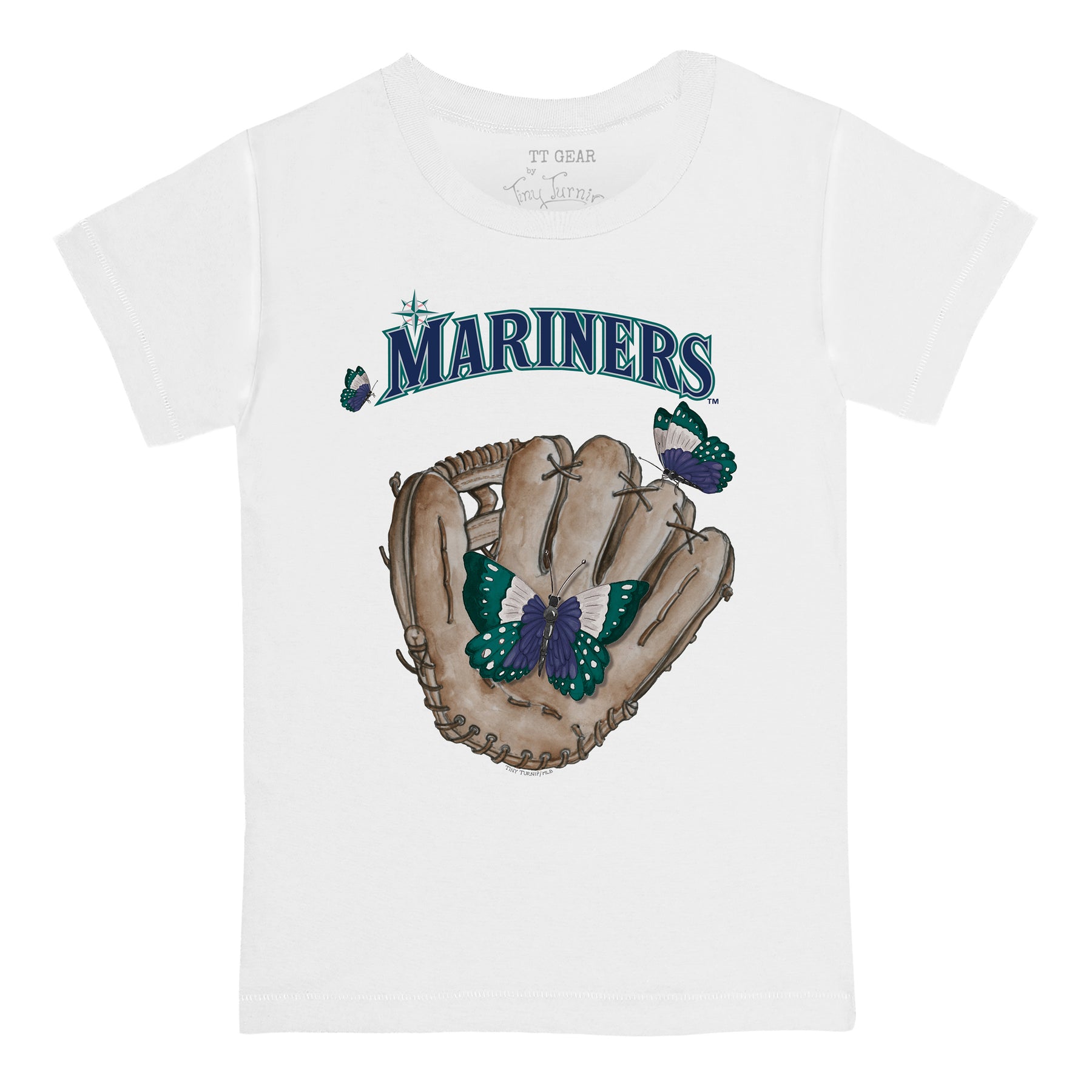 Seattle Mariners Butterfly Glove Tee Shirt