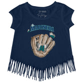 Seattle Mariners Butterfly Glove Fringe Tee