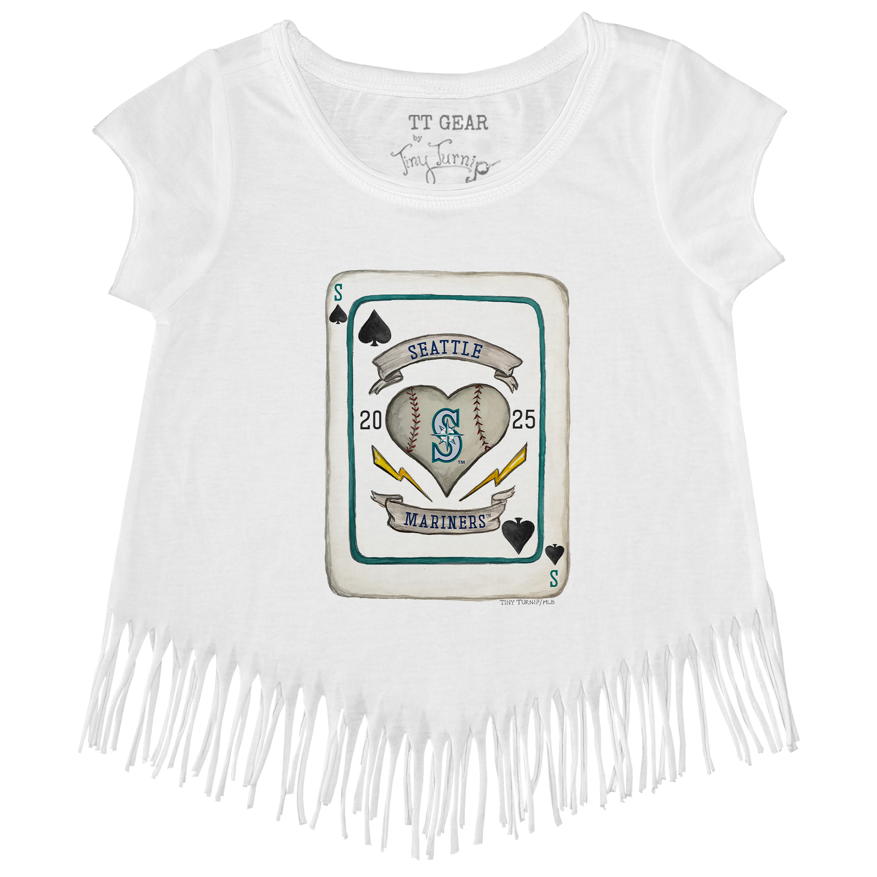 Seattle Mariners Card Fringe Tee