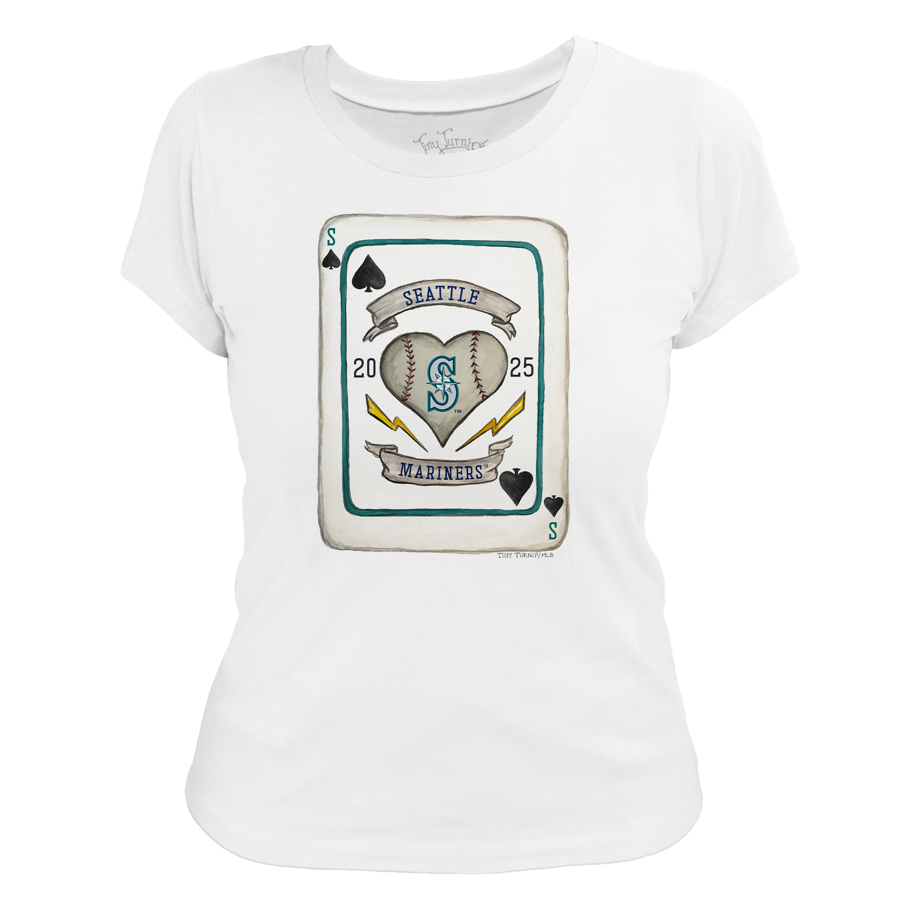 Seattle Mariners Card Women's Tee Shirt