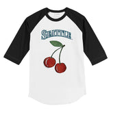 Seattle Mariners Cherry 3/4 Black Sleeve Raglan