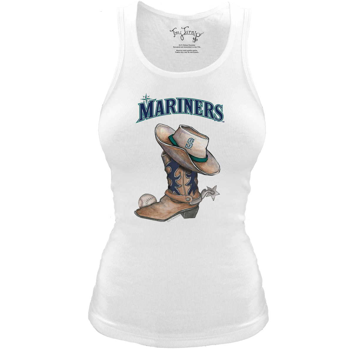 Seattle Mariners Cowboy Boot Classic Tank - Tiny Turnip
