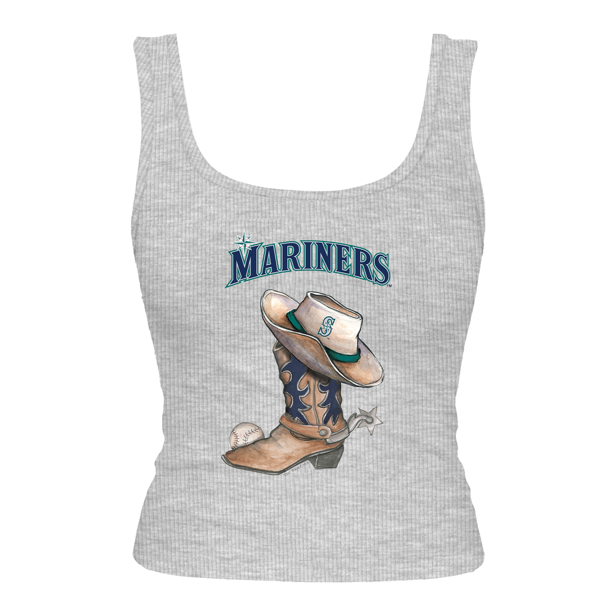 Seattle Mariners Cowboy Boot Emmy Tank