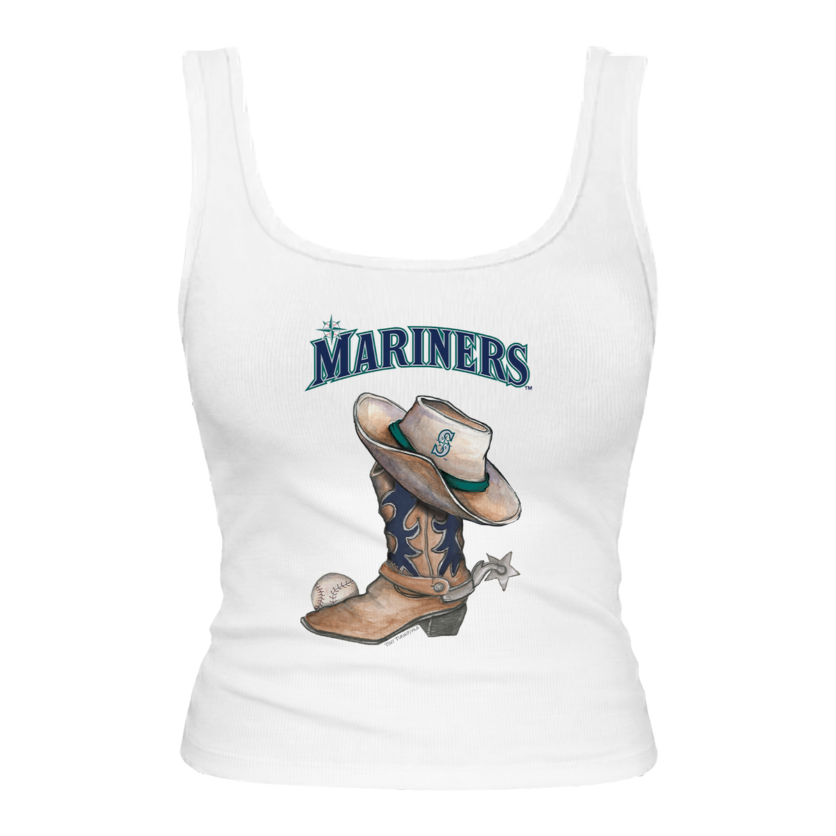 Seattle Mariners Cowboy Boot Emmy Tank