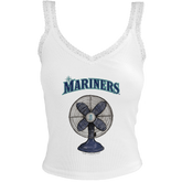 Seattle Mariners Fan Lace Tank