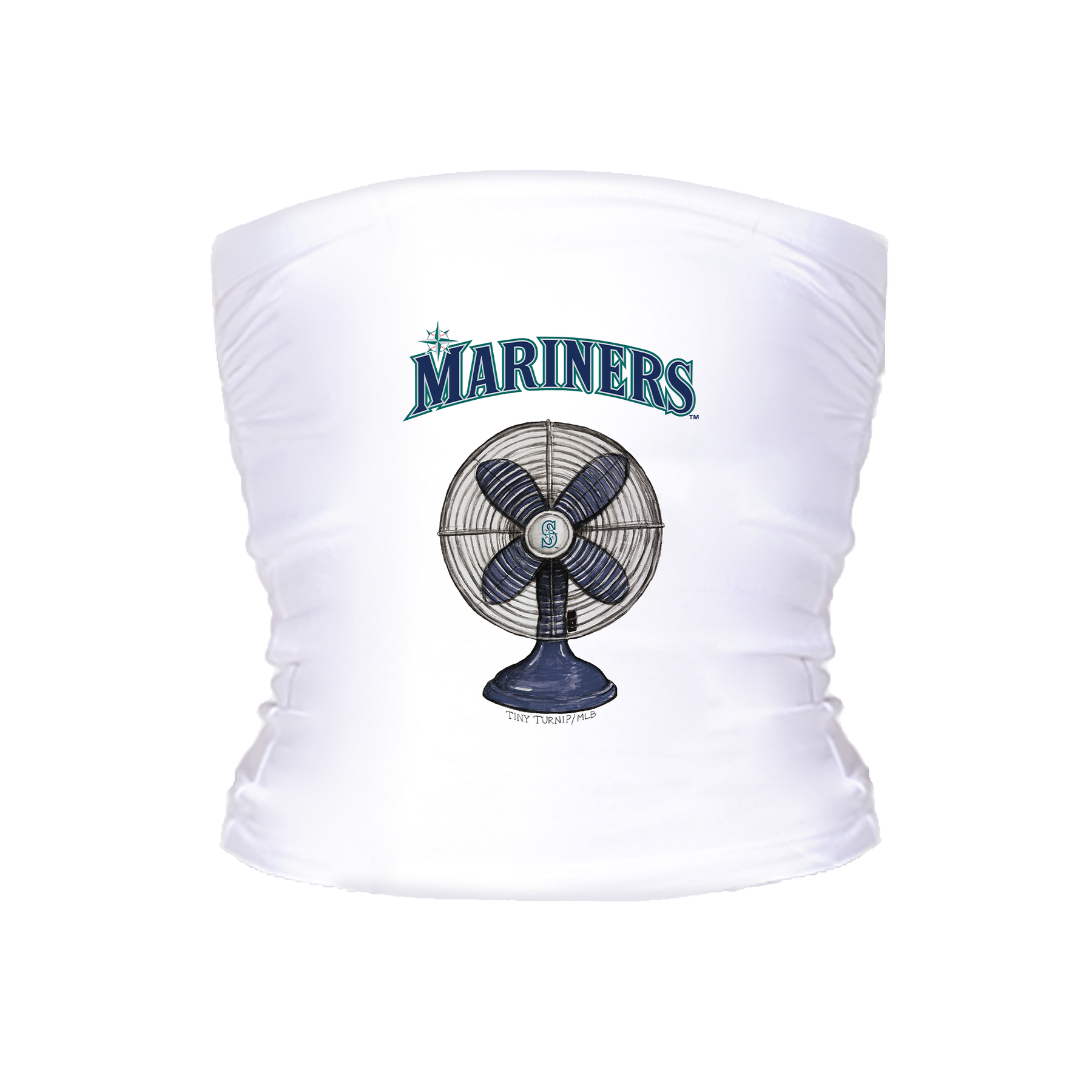 Seattle Mariners Fan Crop Tube Top