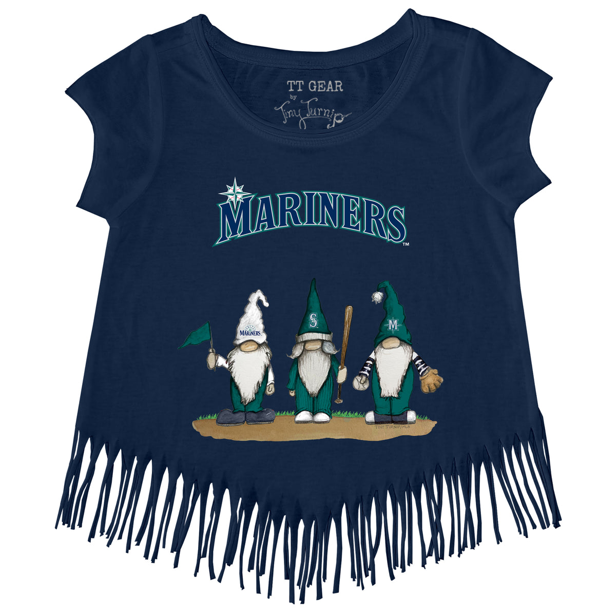 Seattle Mariners Gnomes Fringe Tee