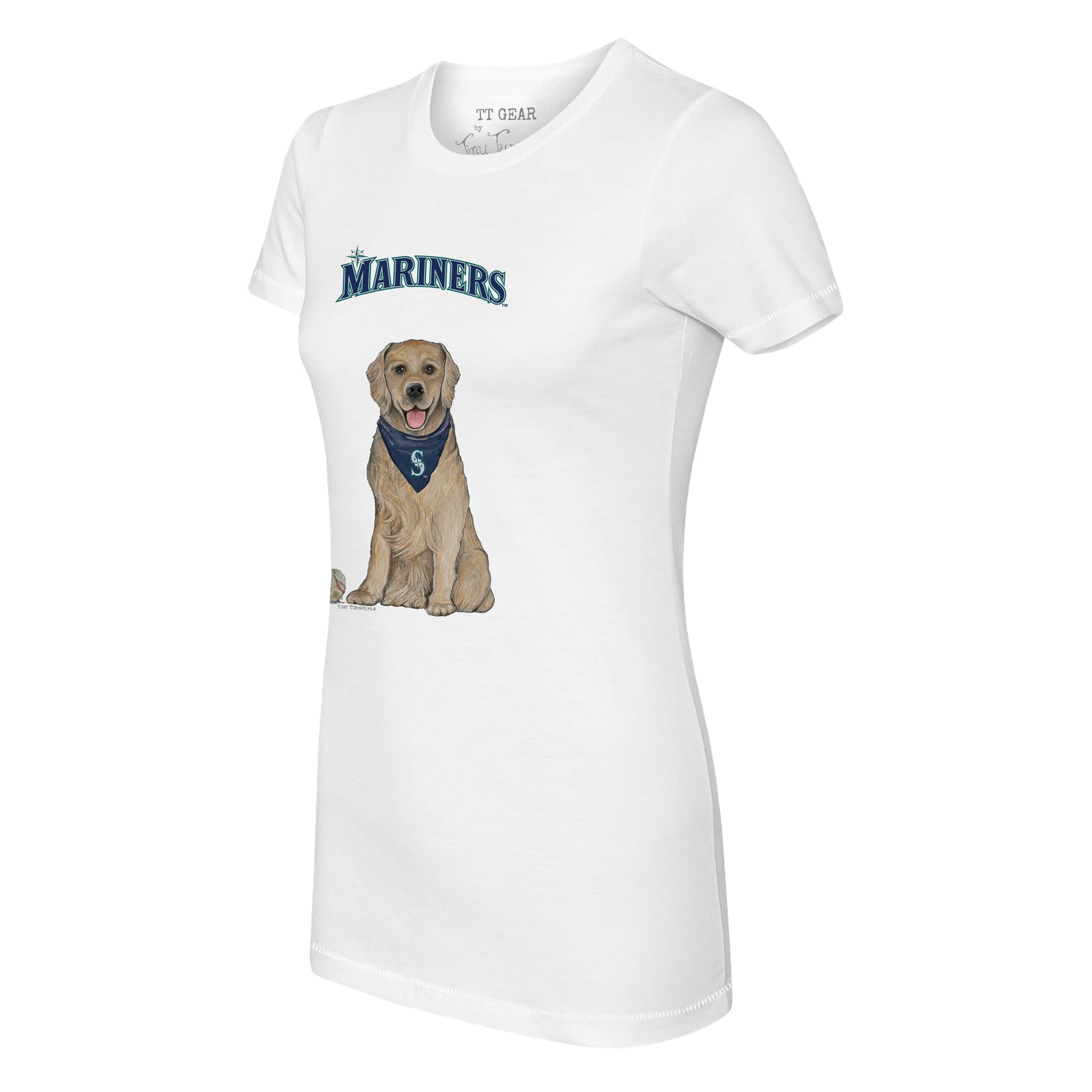 Seattle Mariners Golden Retriever Tee Shirt
