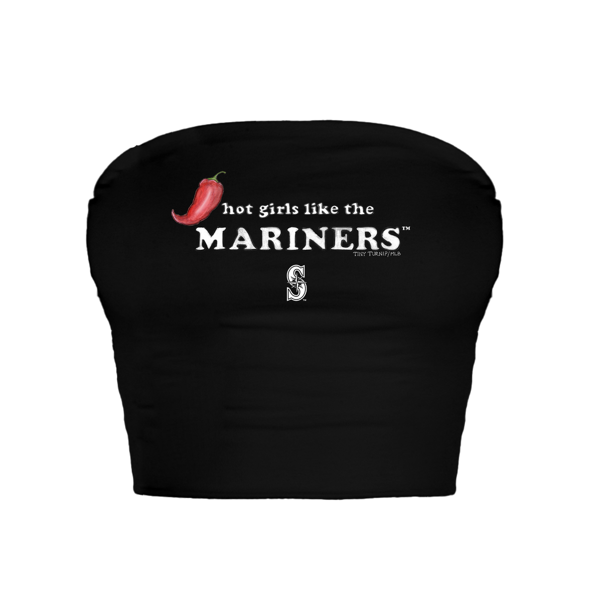 Seattle Mariners Hot Girls Crop Tube Top