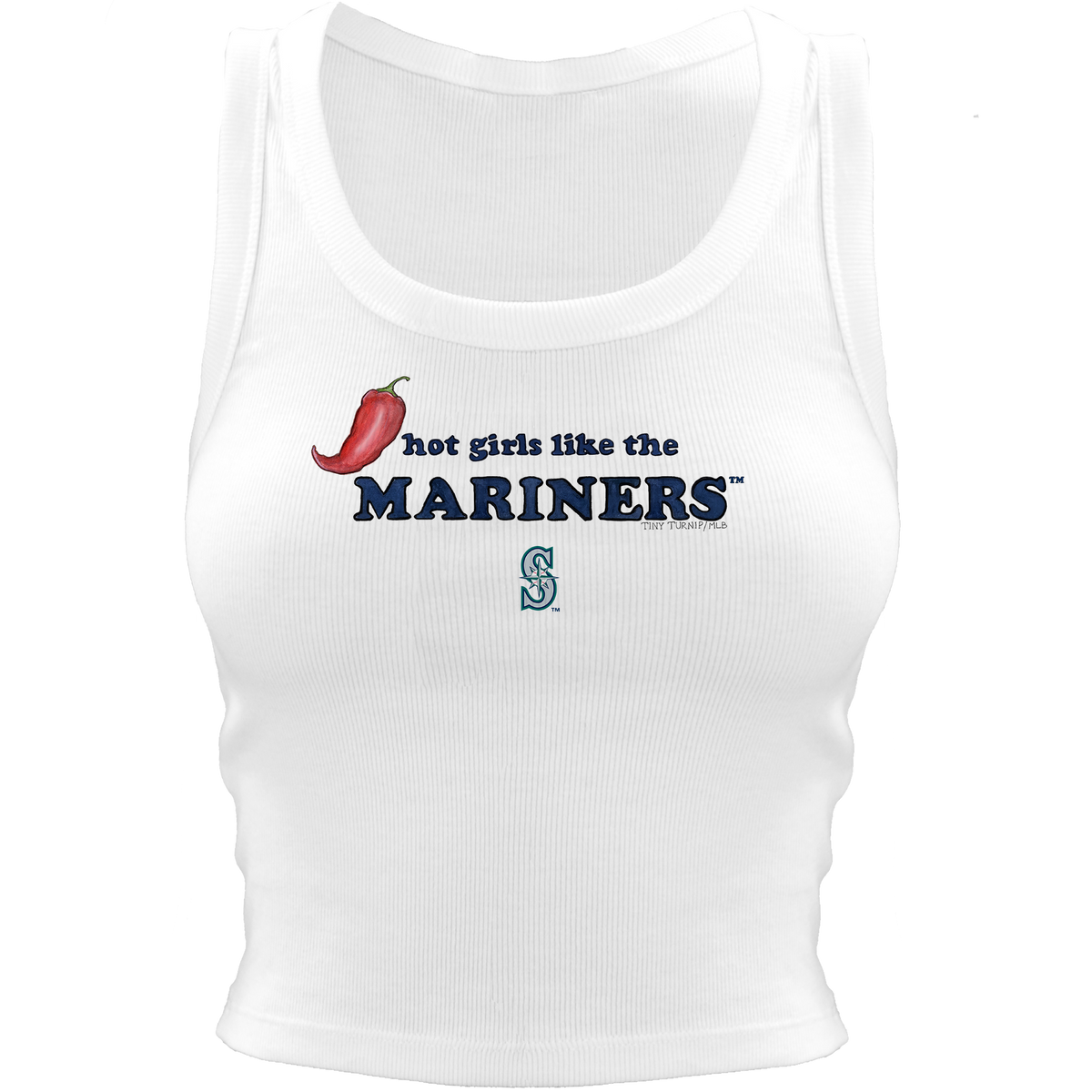 Seattle Mariners Hot Girls Crop Tank