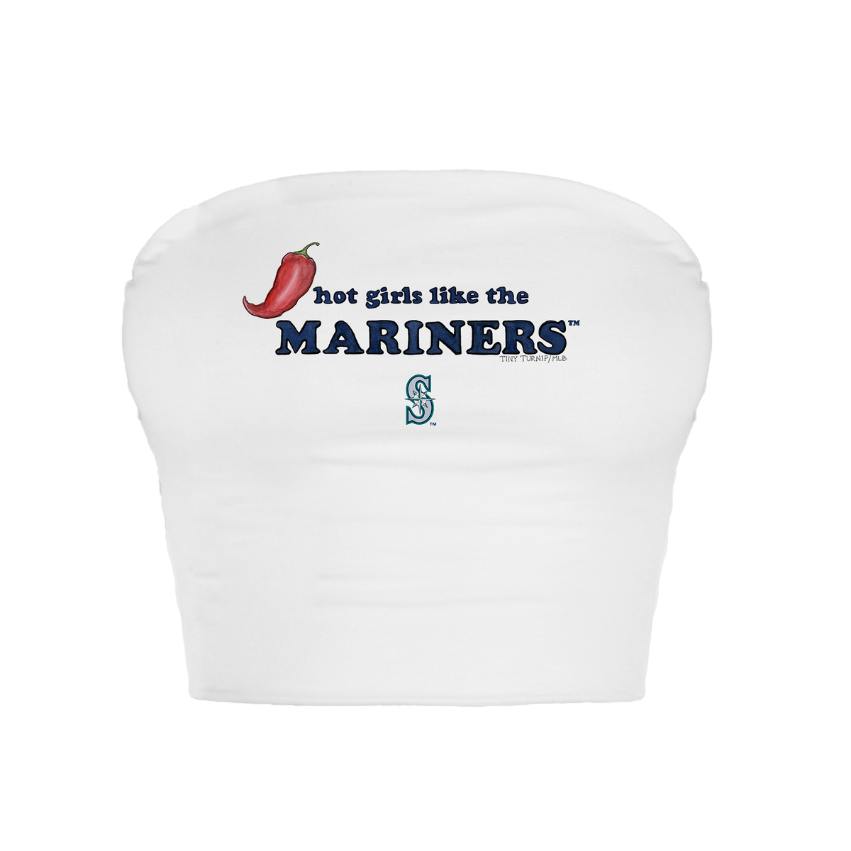 Seattle Mariners Hot Girls Crop Tube Top