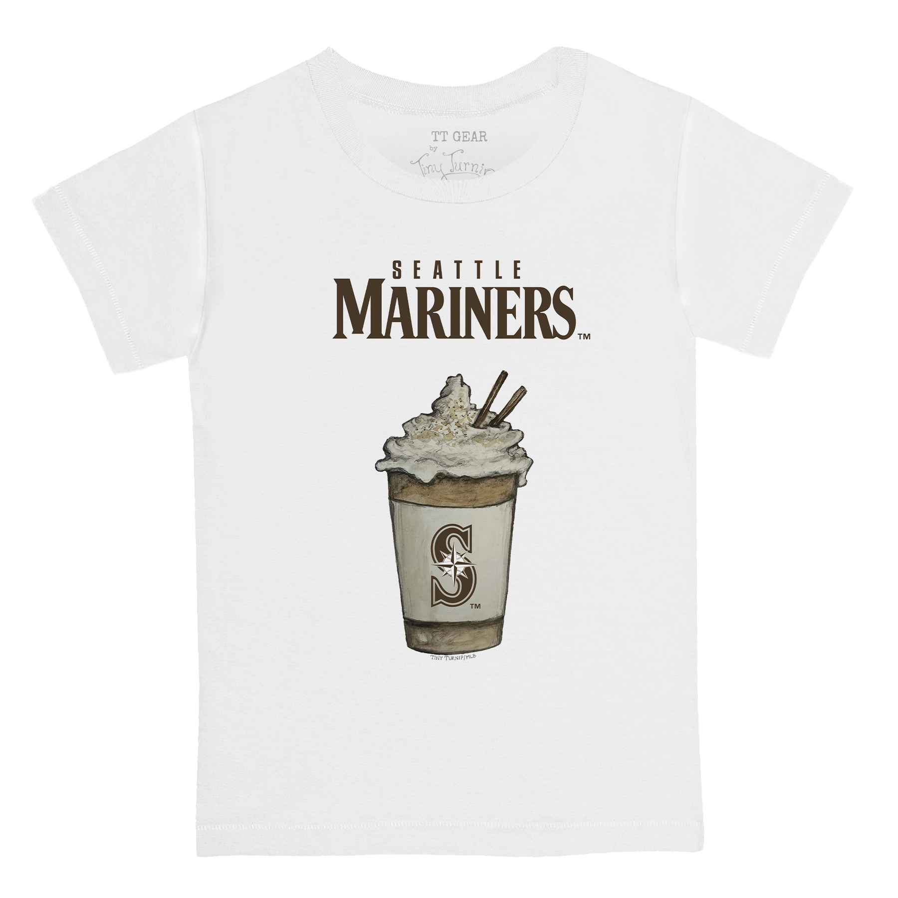 Seattle Mariners Latte Kid's Tee Shirt