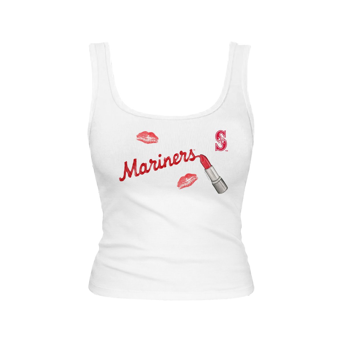 Seattle Mariners Lipstick Emmy Tank