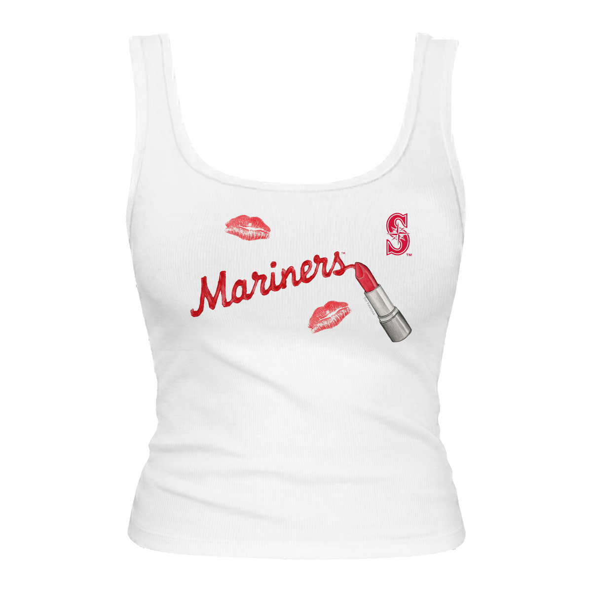Seattle Mariners Lipstick Emmy Tank