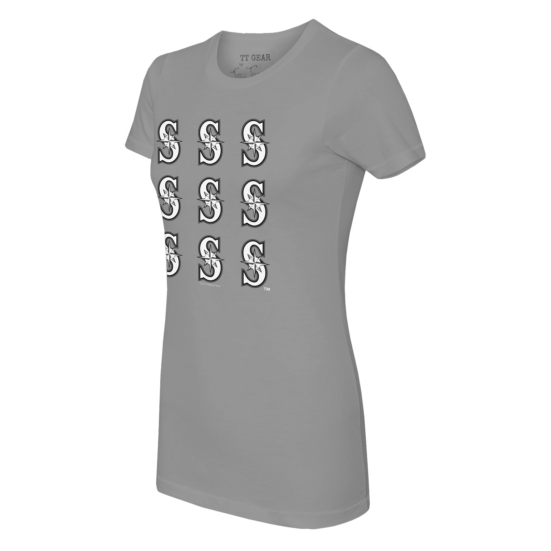 Seattle Mariners Logo Grid Tee Shirt