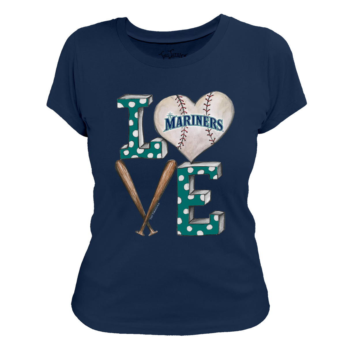 Seattle Mariners Baseball LOVE Tee Shirt