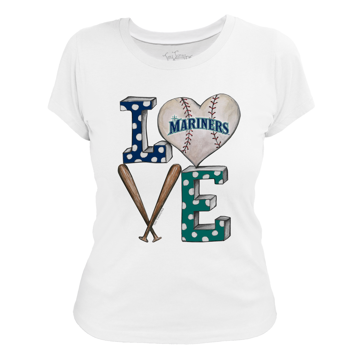 Seattle Mariners Baseball LOVE Tee Shirt