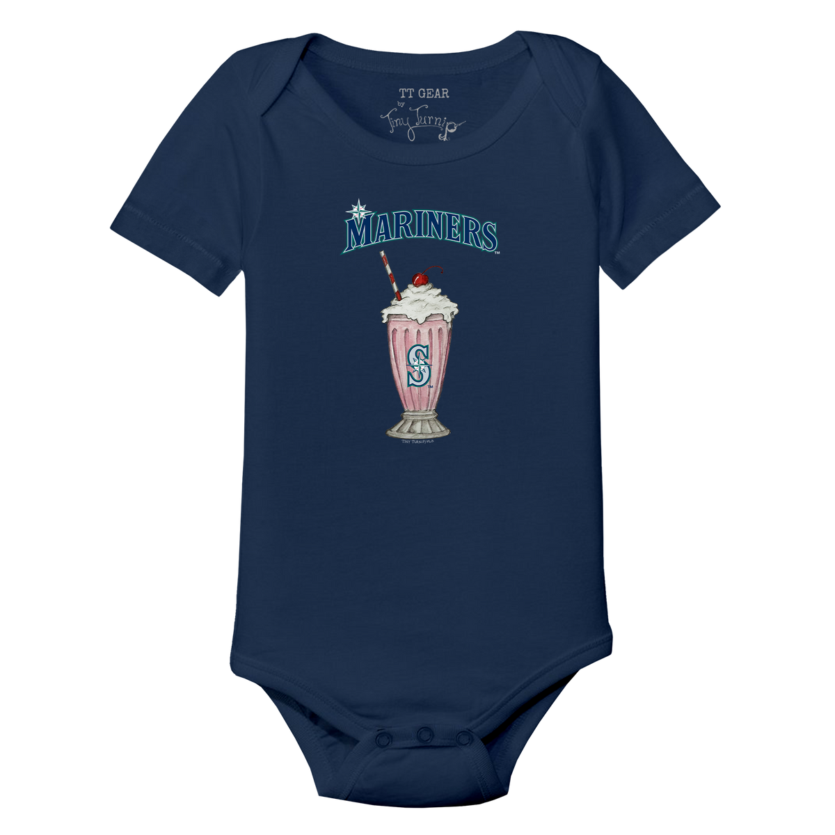Seattle Mariners Milkshake Short Sleeve Snapper
