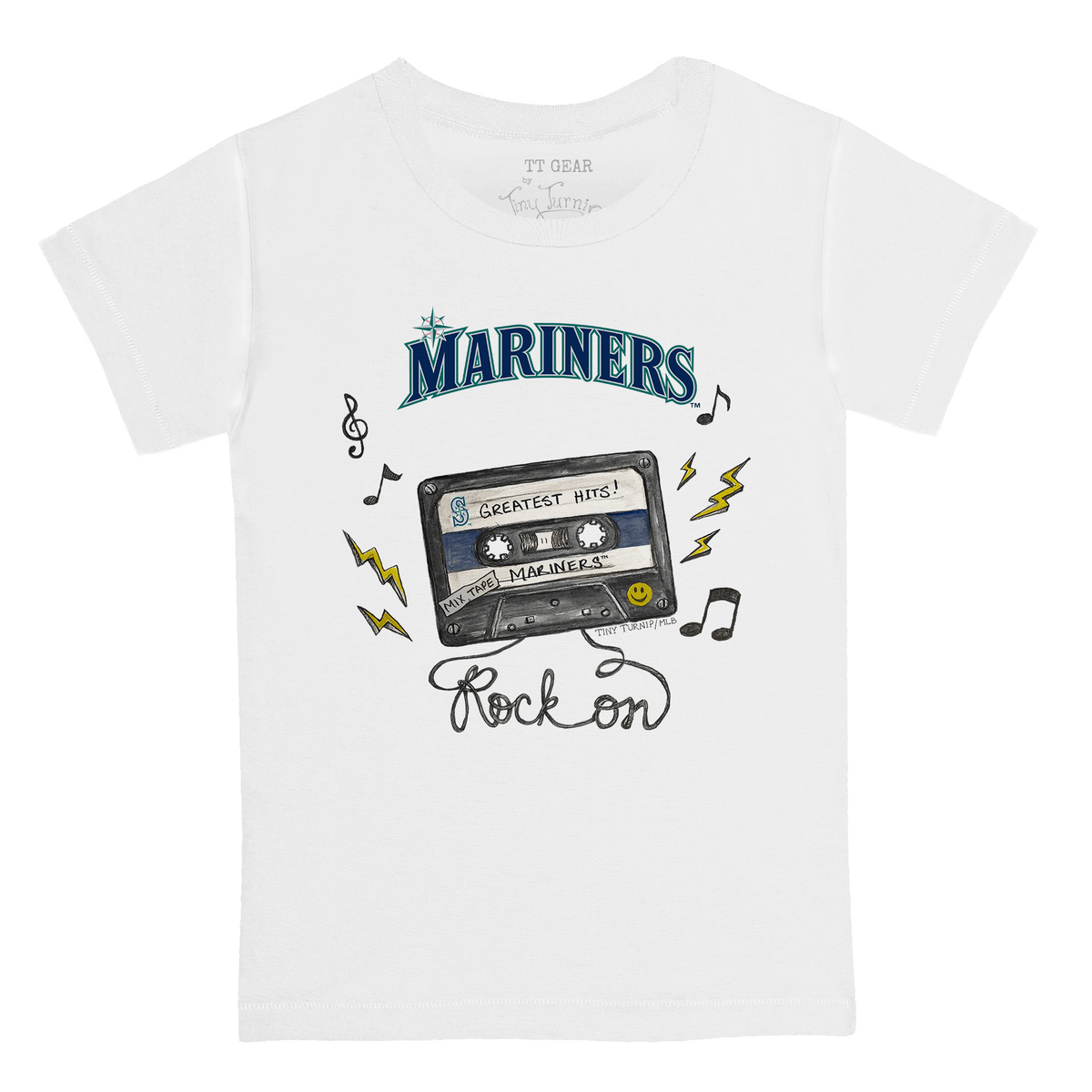 Seattle Mariners Mixtape Kid's Tee Shirt