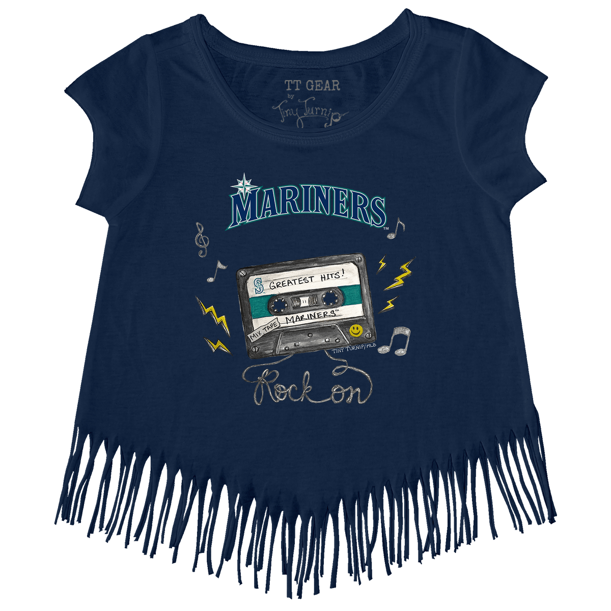 Seattle Mariners Mixtape Fringe Tee - Tiny Turnip