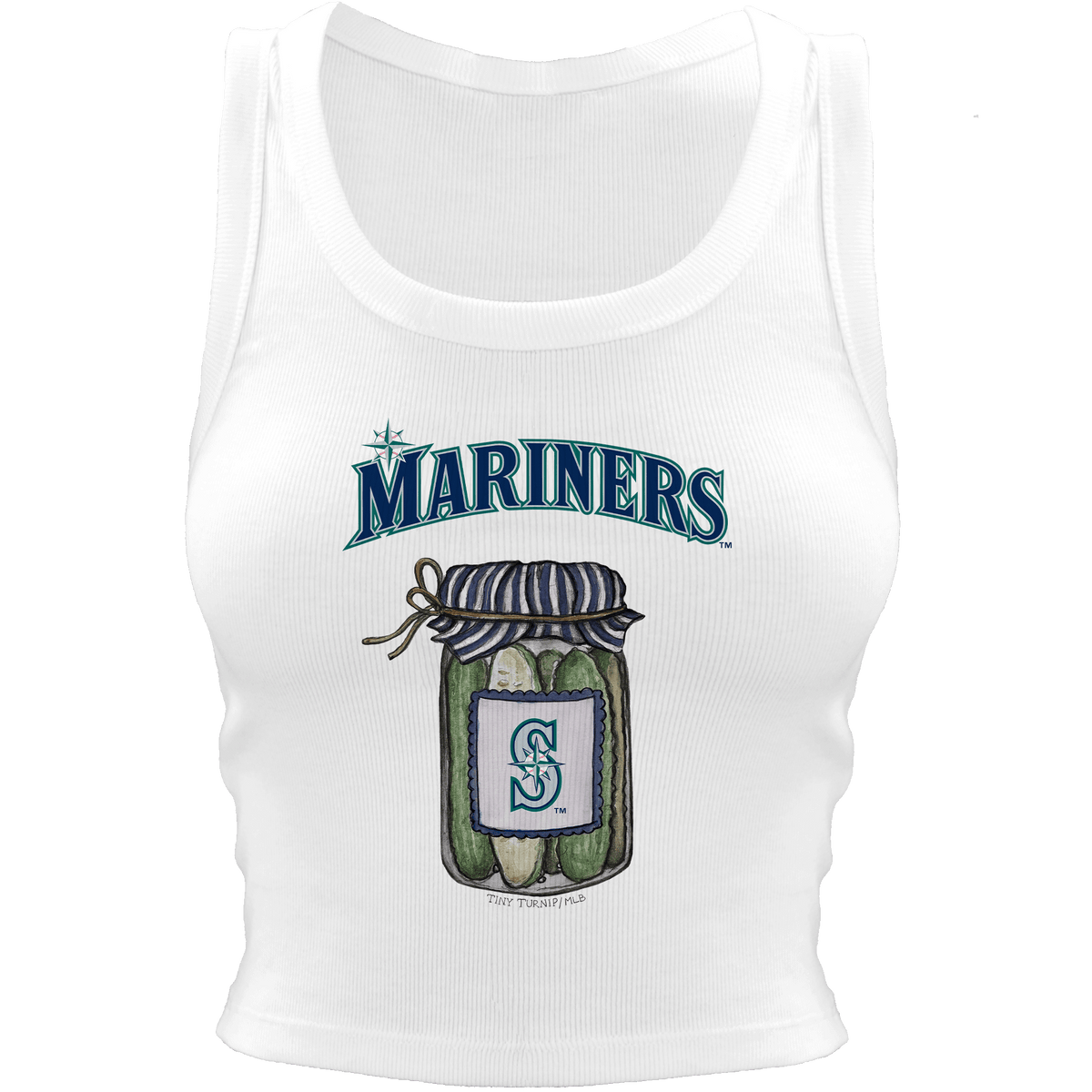 Seattle Mariners Pickle Jar Crop Tank