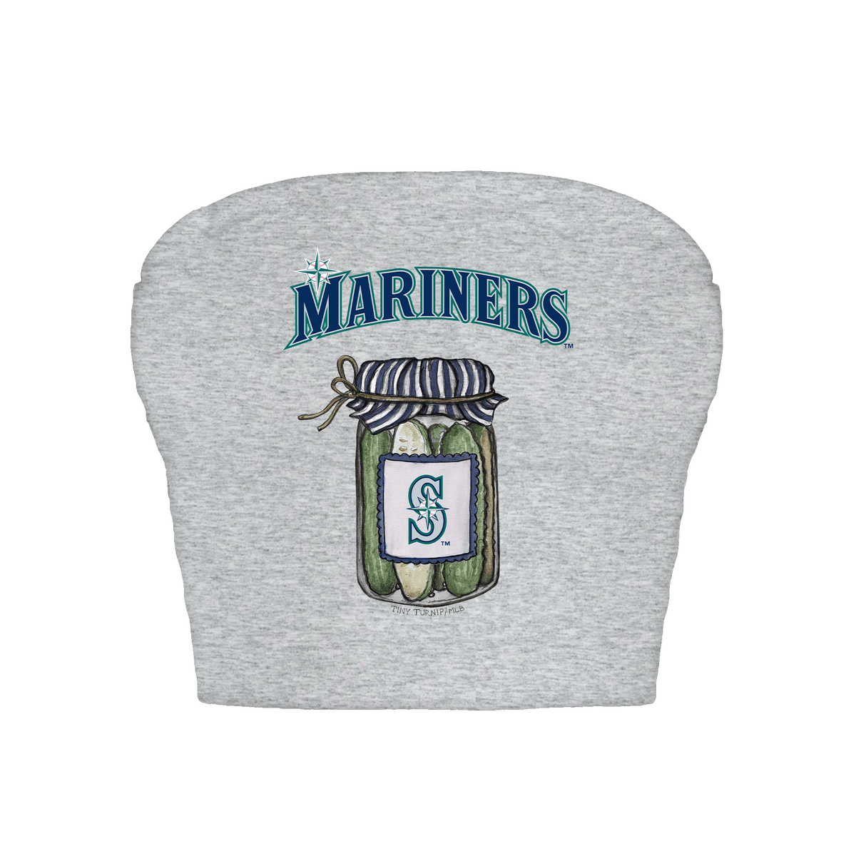 Seattle Mariners Pickle Jar Crop Tube Top