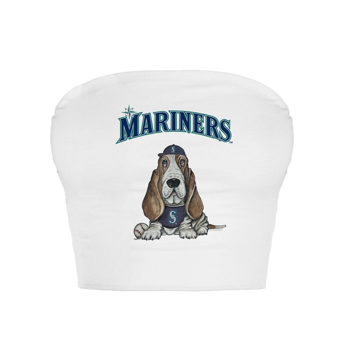 Seattle Mariners Puddy Crop Tube Top