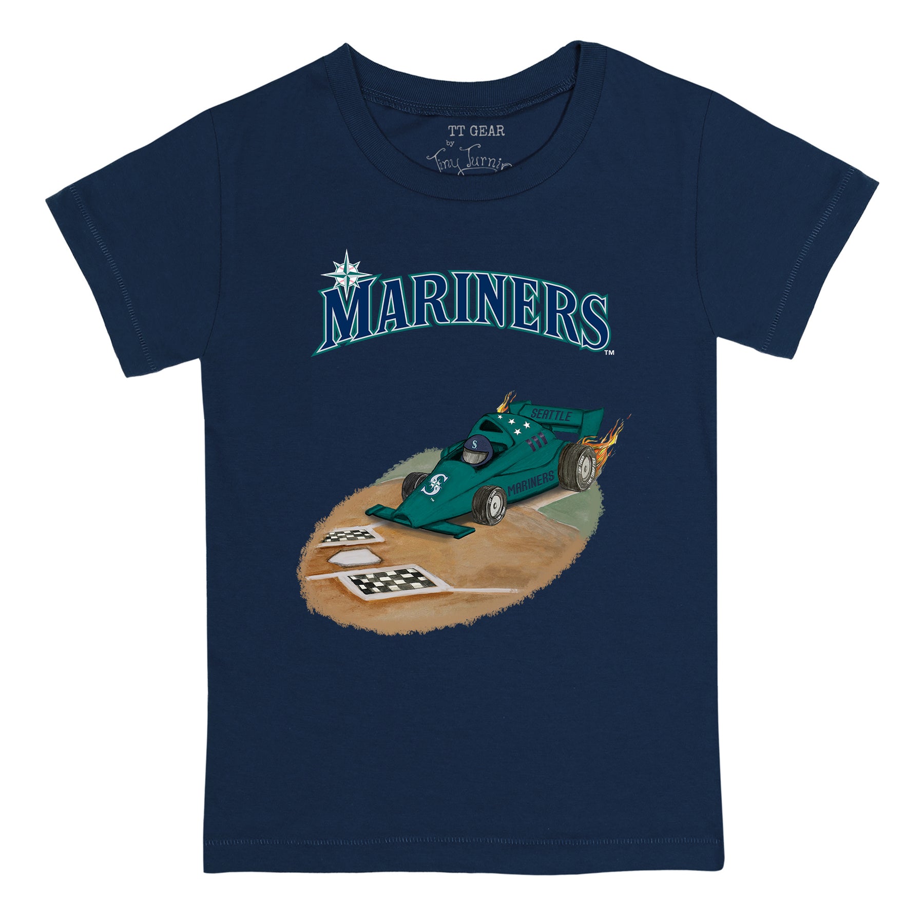 Seattle Mariners Race Car Tee Shirt