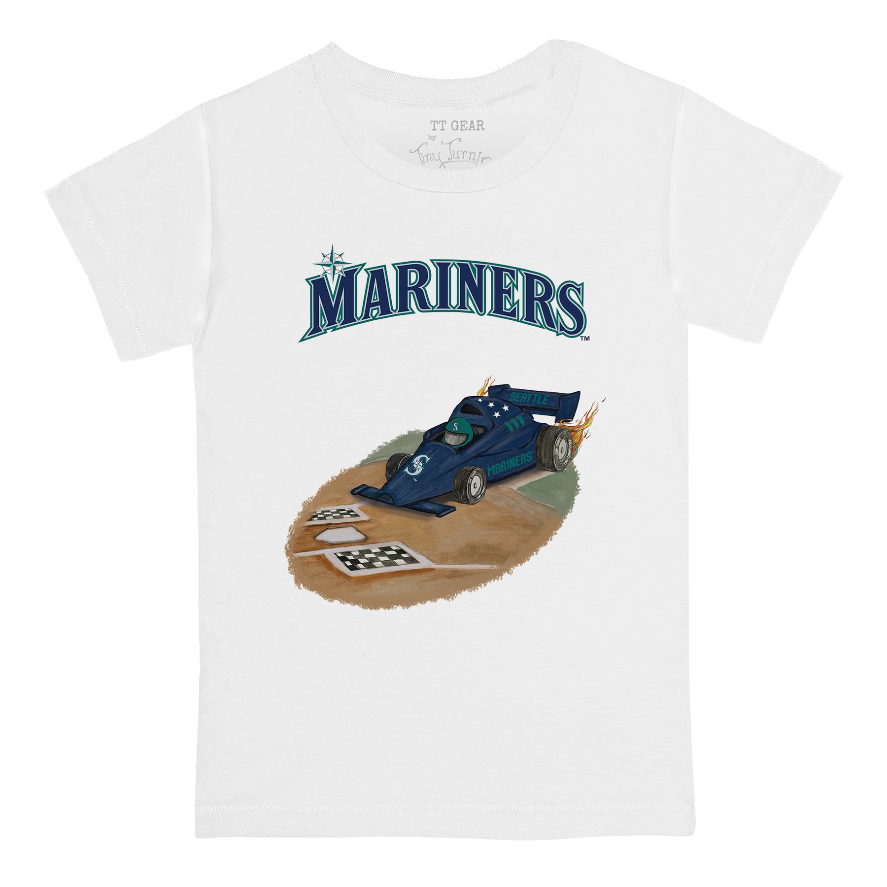 Seattle Mariners Race Car Tee Shirt