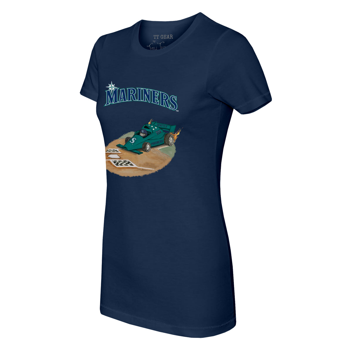 Seattle Mariners Race Car Tee Shirt