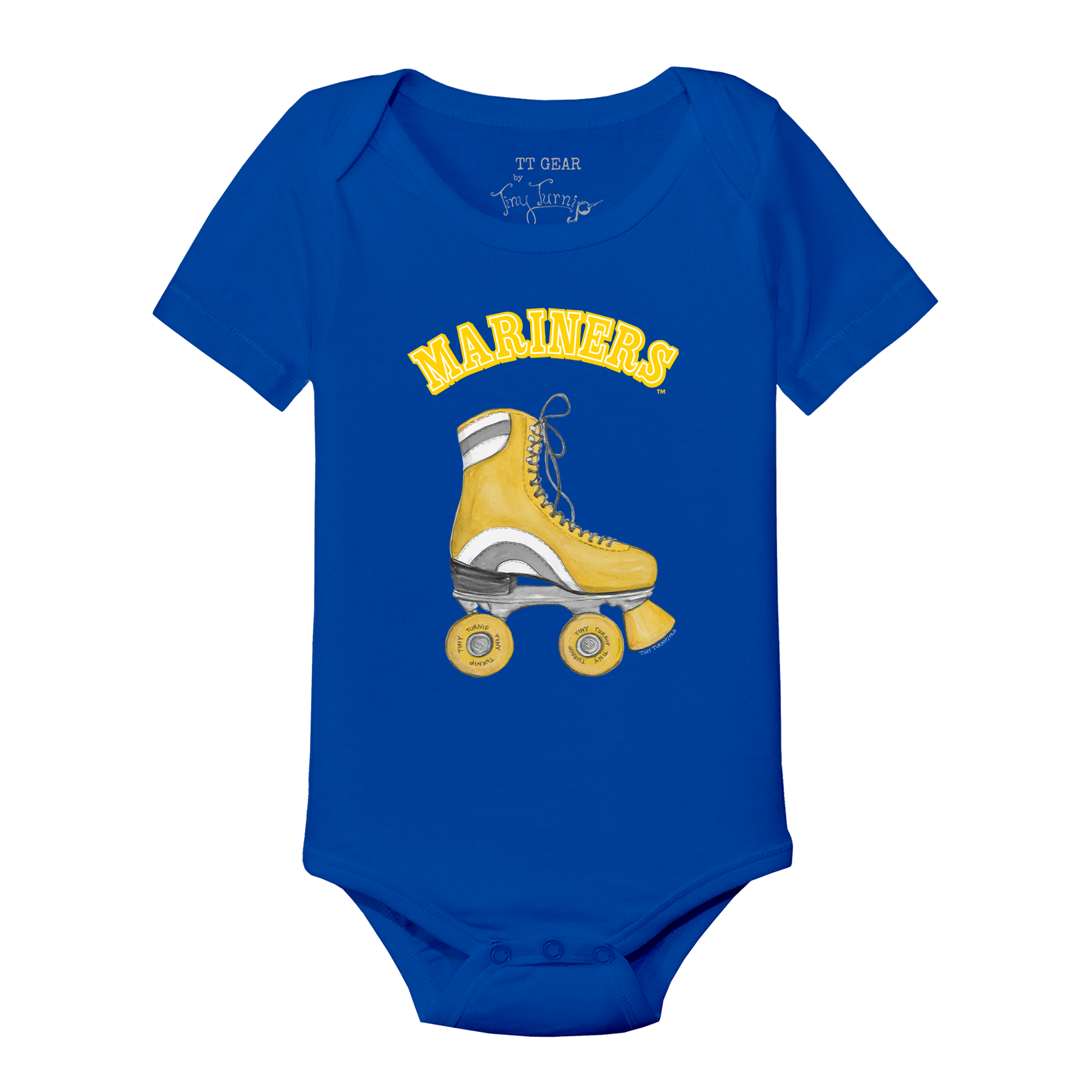 Seattle Mariners Retro Skate Short Sleeve Snapper