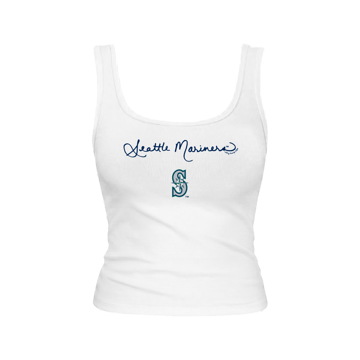 Seattle Mariners Logo Script Emmy Tank