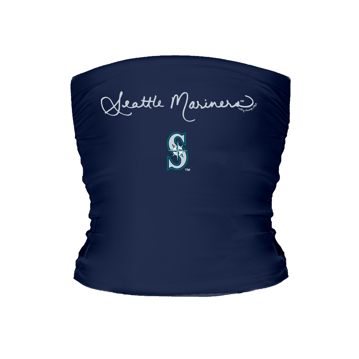 Seattle Mariners Logo Script Tube Top - Tiny Turnip