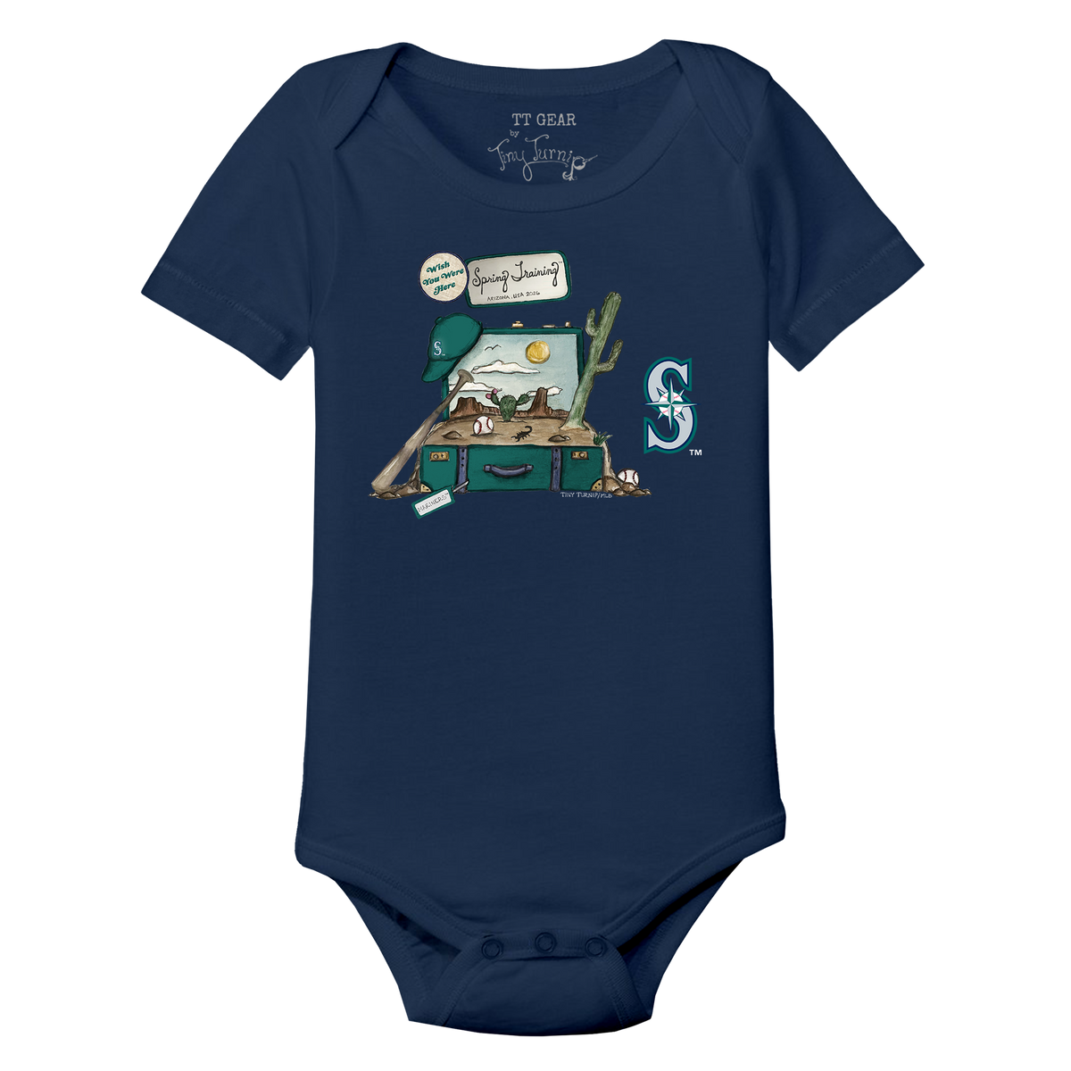 Seattle Mariners Spring Training 2026 Short Sleeve Snapper