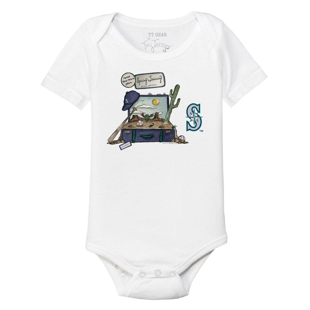 Seattle Mariners Spring Training 2026 Short Sleeve Snapper