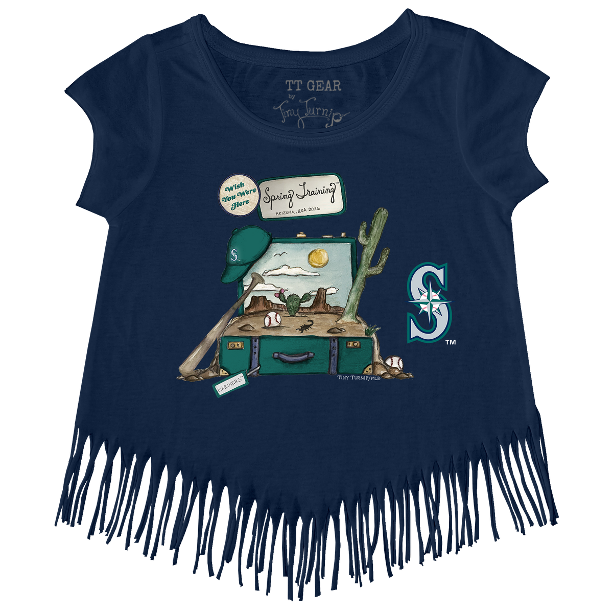 Seattle Mariners Spring Training 2026 Fringe Tee