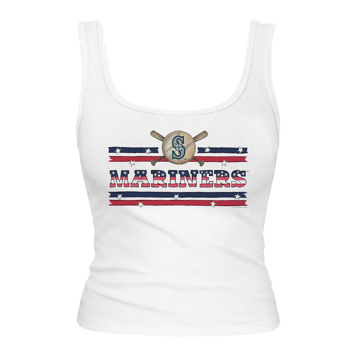 Seattle Mariners Stars and Stripes Emmy Tank