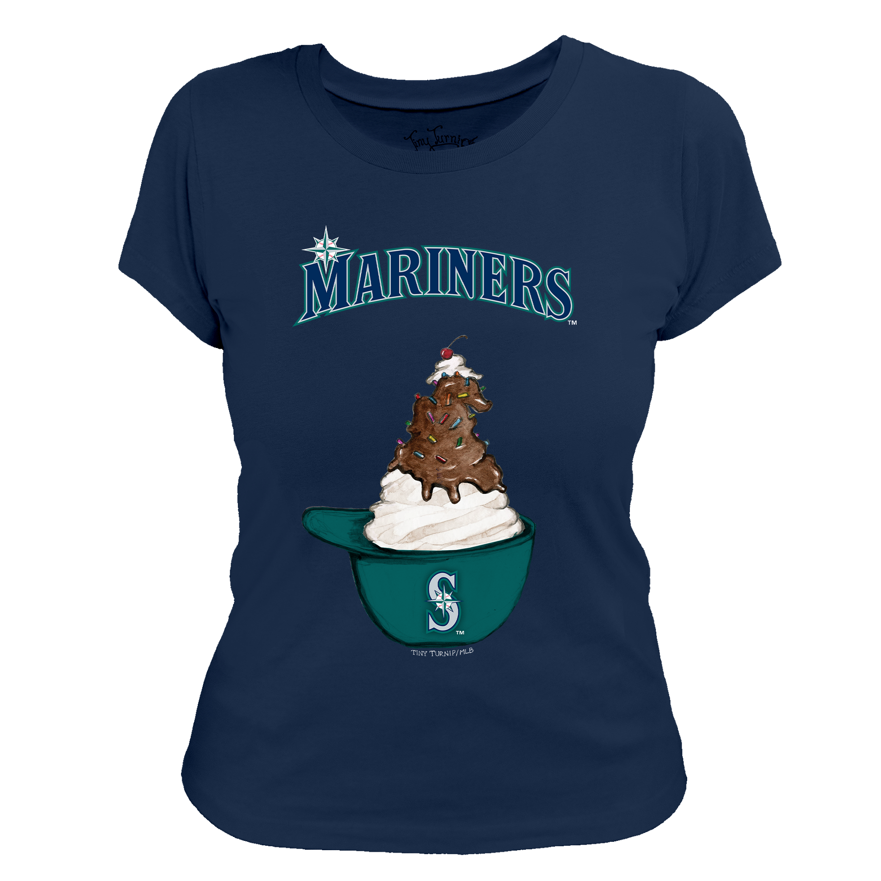 Seattle Mariners Sundae Helmet Women's Tee Shirt
