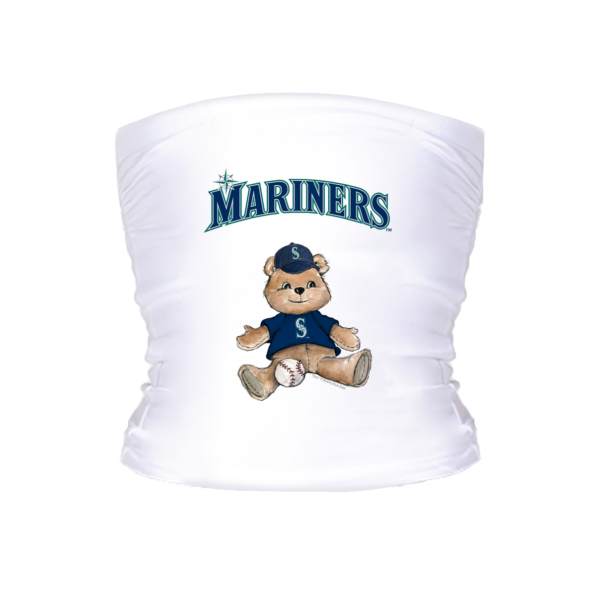 Seattle Mariners Teddy Tube Top - Tiny Turnip
