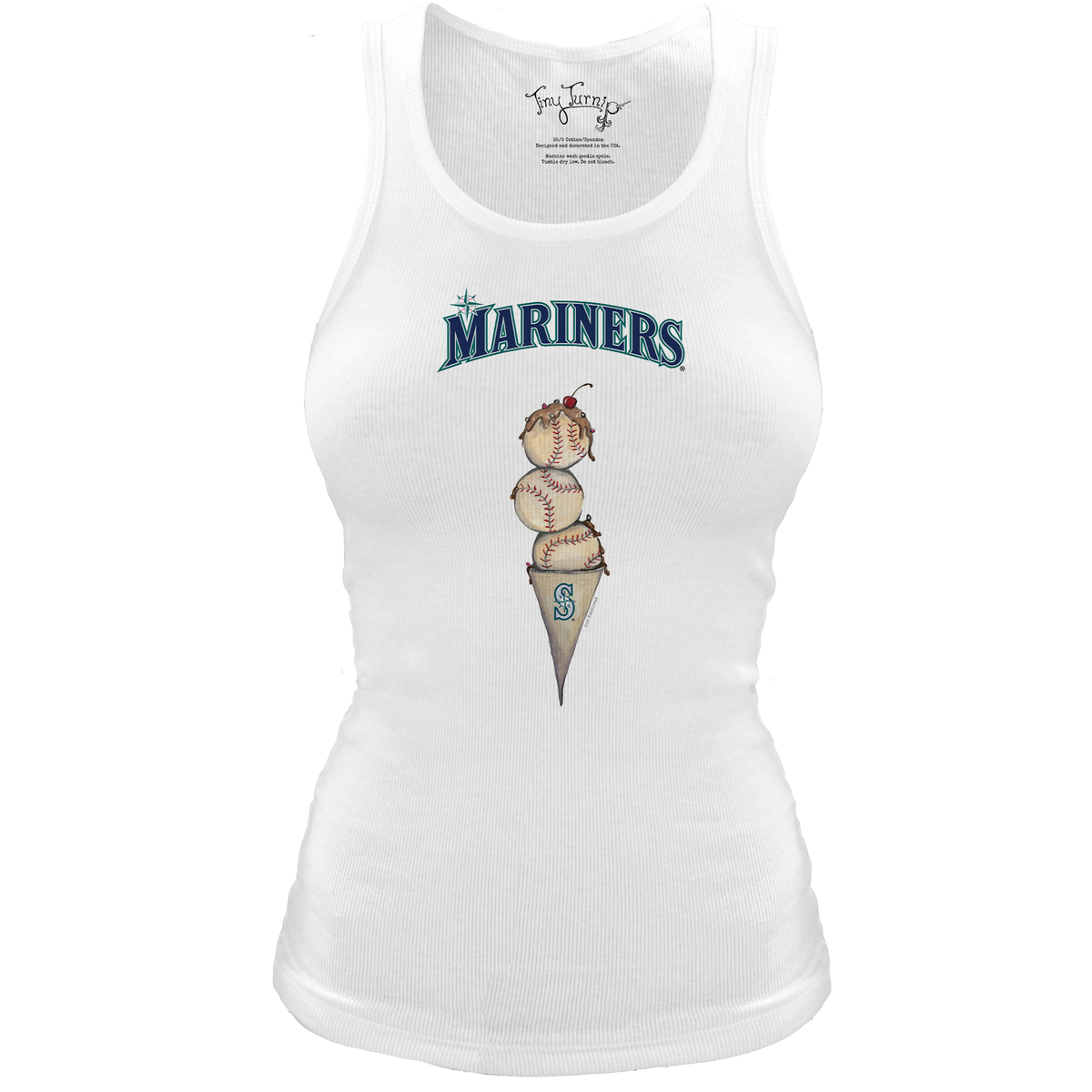Seattle Mariners Triple Scoop Classic Tank - Tiny Turnip