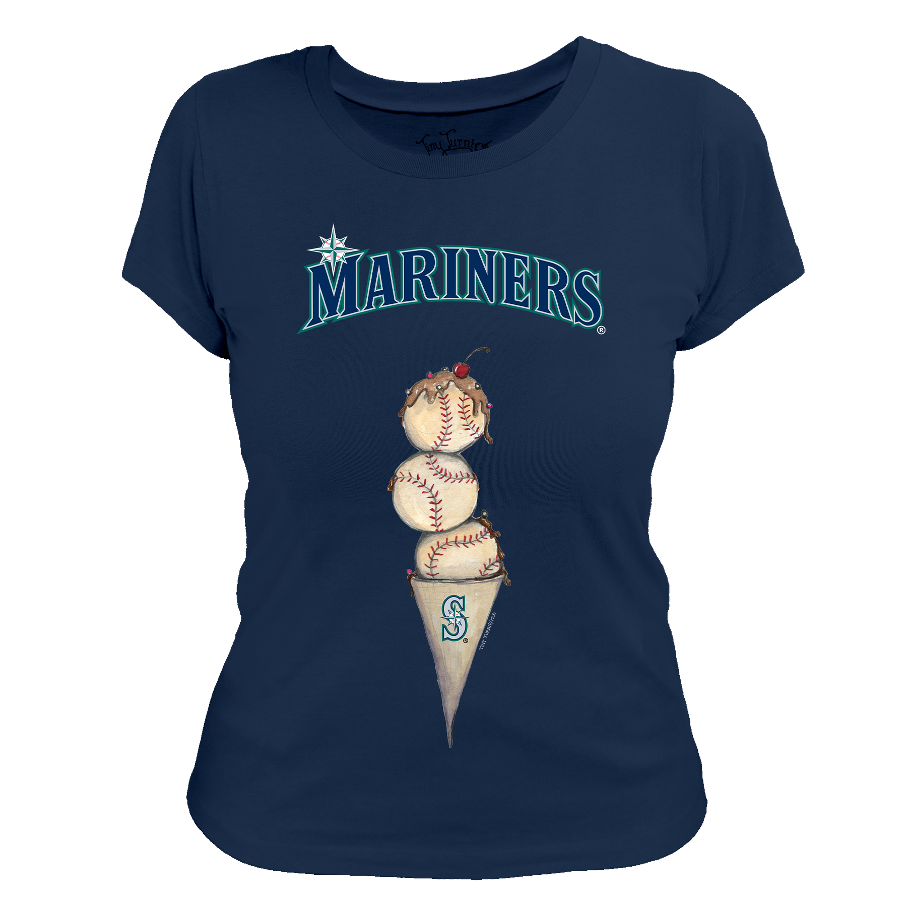 Seattle Mariners Triple Scoop Women's Tee Shirt