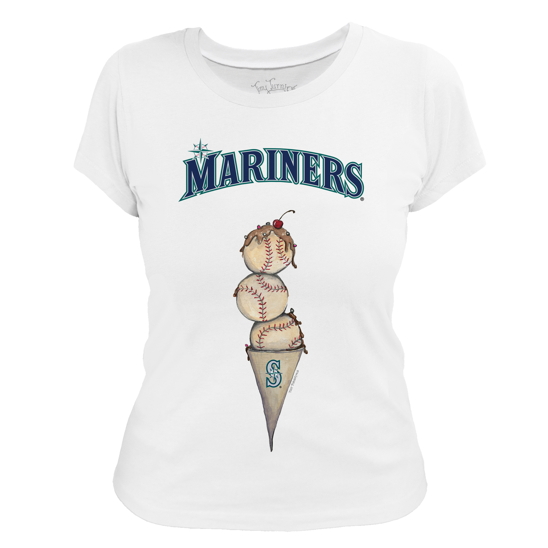Seattle Mariners Triple Scoop Women's Tee Shirt