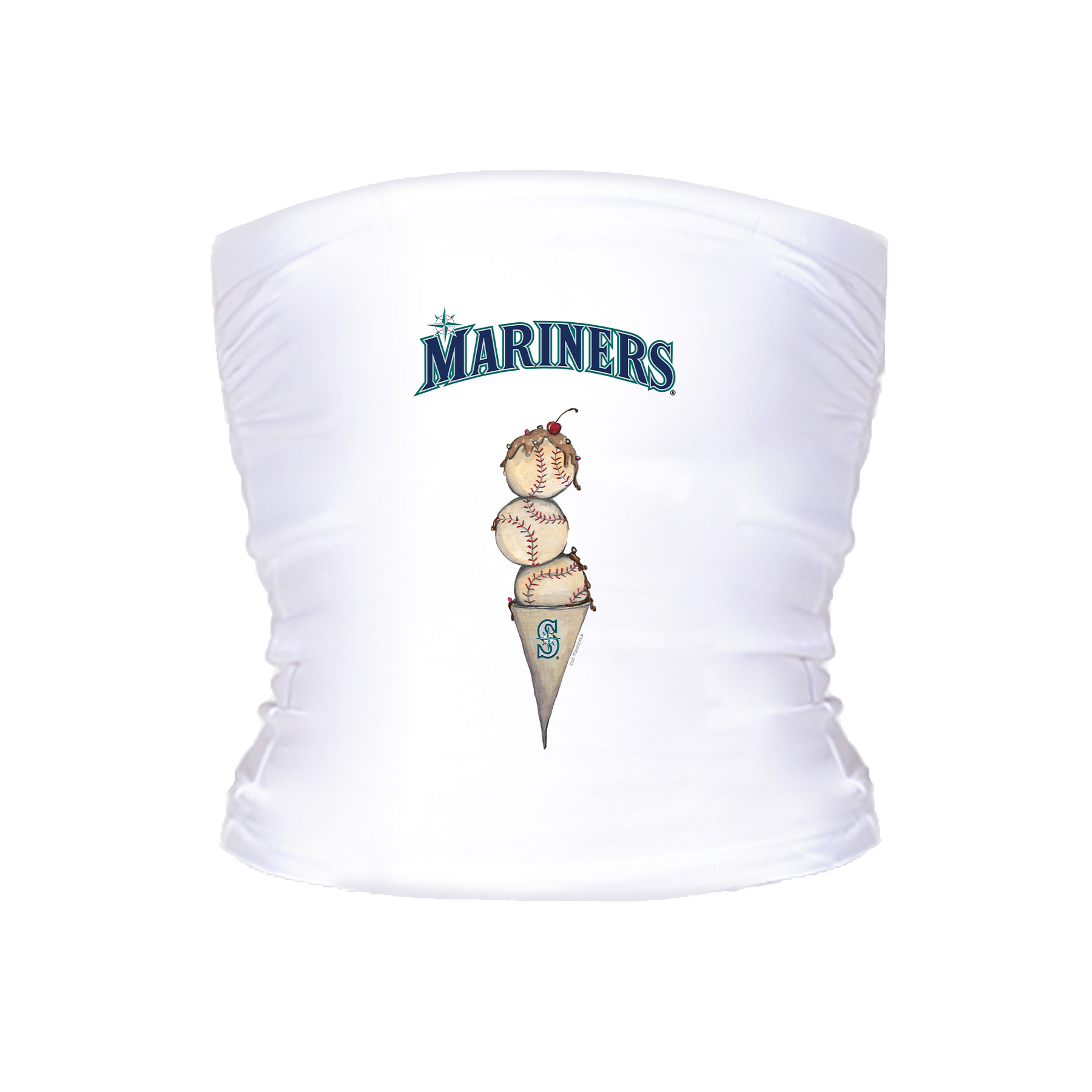 Seattle Mariners Triple Scoop Tube Top